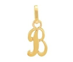 Pendentif initiale Or jaune 18 carats