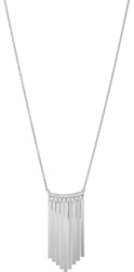 Collier argent rhodi & oxyde