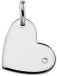 pendentif coeur oxyde