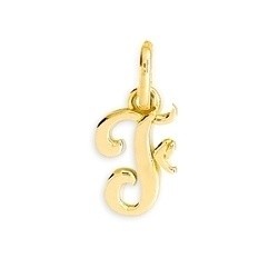 PENDENTIF LETTRE OR