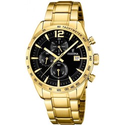 Montre Homme Chrono plaqu or festina F20266/3