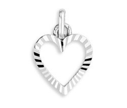 Pendentif coeur Or jaune 9 carats