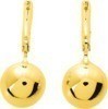 Boucles d&#039;oreilles Dormeuse Boules plaque or