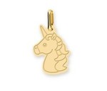 Pendentif Licorne Or jaune 9 carats