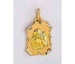 medaille XR728 or jaune carats  ange parchemin  lucas-lucor
